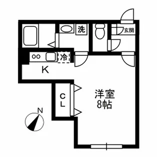 ザ パーククロス千歳烏山【3階】の間取り
