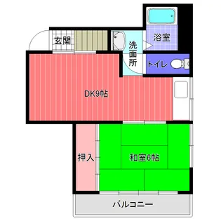 片平ビュウティビル【3階】の間取り