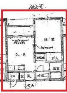 ハイツクサヤマ【1階】の間取り