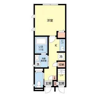 コージーコート【1階】の間取り