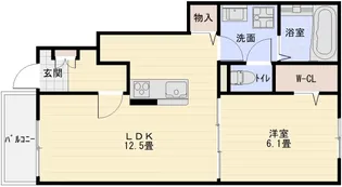 カルム メゾン【2階】の間取り