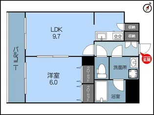 willDo礎町【7階】の間取り