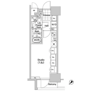 コンフォリア蒲田【7階】の間取り
