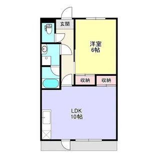 ヌーヴェル【1階】の間取り