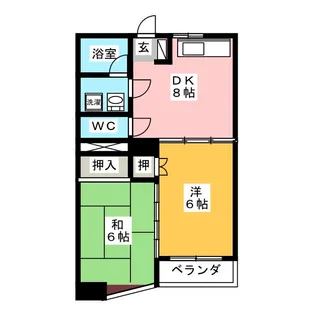 ストリーム橋本【5階】の間取り