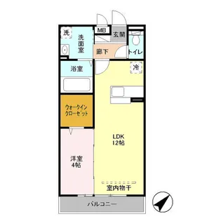 フェルメール【3階】の間取り