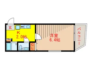 ピアコートTM大山弐番館【5階】の間取り