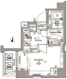 アクサス桜台Sta.【2階】の間取り