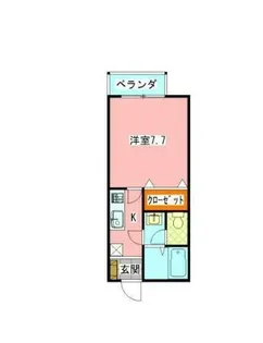 メルローズプレイス【1階】の間取り