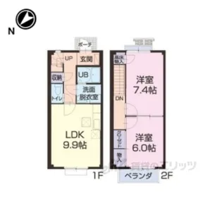 merveilleuxISIZUKA【1階】の間取り
