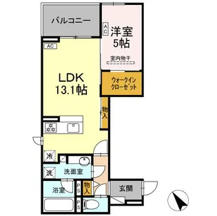 ディーシャンブル石塚町【3階】の間取り