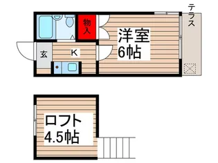 メゾン鎌ヶ谷 A棟【1階】の間取り