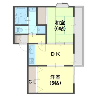 ベネフィス土山II【4階】の間取り