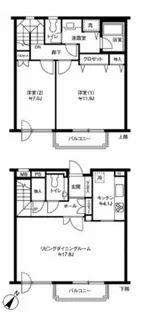 参宮橋マンションの間取り