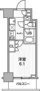 JMF 北品川【6階】の間取り