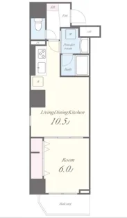 MEIN SCHLOSS亀戸【9階】の間取り