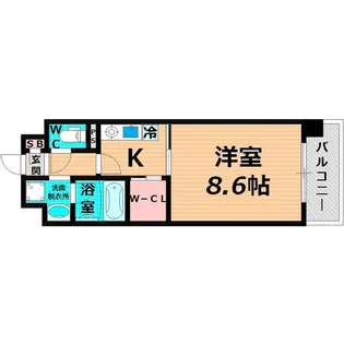 ジューヌカー【2階】の間取り