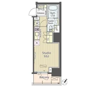 パークアクシス渋谷神山町【6階】の間取り