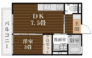 パールハイム【2階】の間取り
