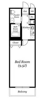 SFベルポート都立大【1階】の間取り
