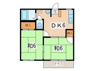 セピア森【1階】の間取り