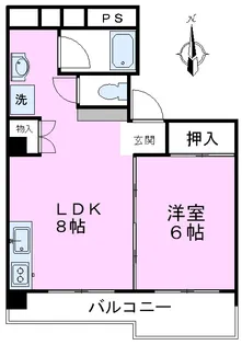 ハイツ神泉【3階】の間取り