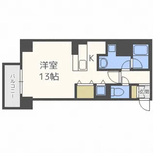 バロンドール【12階】の間取り