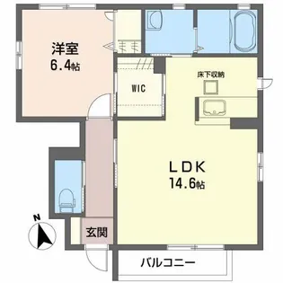 マールコートI【1階】の間取り