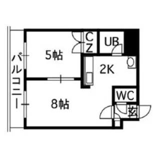 セントポーリア弐番館【9階】の間取り