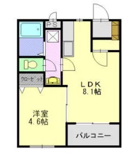 ローズメイ【3階】の間取り