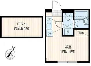 トレス港南【1階】の間取り