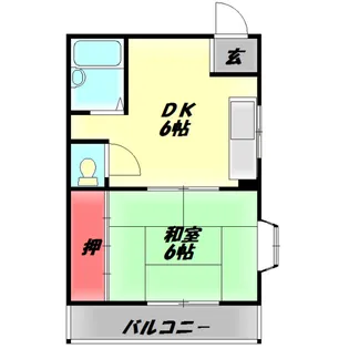 オリエントハイツ【2階】の間取り