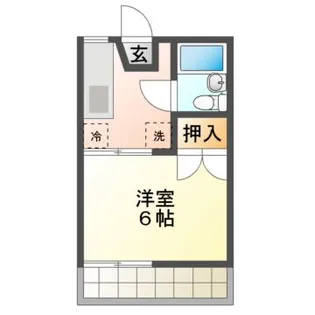 ファニーハイツ【2階】の間取り