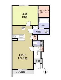 フォレストコート目白【1階】の間取り