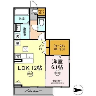 BASE29西高松【2階】の間取り