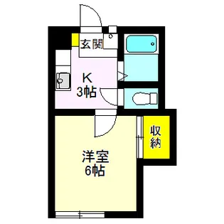 サンレジデンス(大八木)AB【1階】の間取り