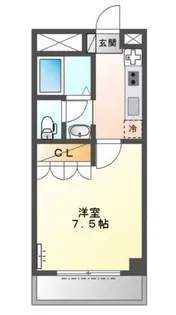 ソレイユ御幸【1階】の間取り