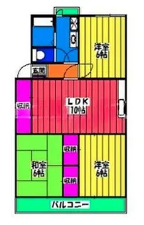 ニューコーポ進藤【2階】の間取り
