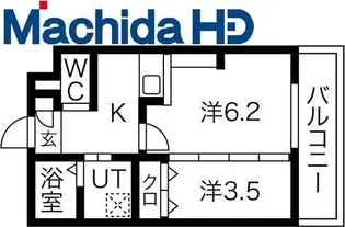 ジーイーシス【1階】の間取り