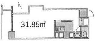 高田馬場ヒルサイドパレス【6階】の間取り