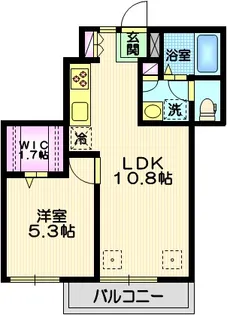 矢口サンハイツ【2階】の間取り