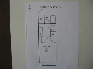 玉穂ハイツグリーン(中央市下三條)【2階】の間取り