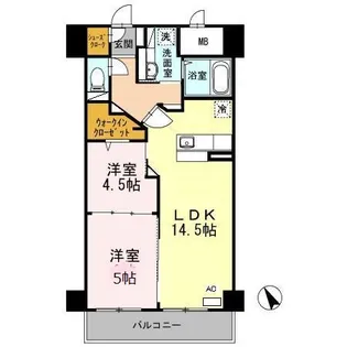 COCO MARINI【4階】の間取り