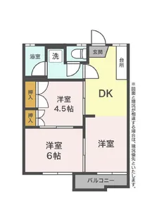 フォーブル三浦B【2階】の間取り