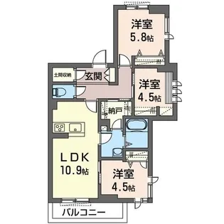 Nid des anges【3階】の間取り