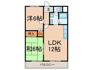 パレド-ル・JOE【3階】の間取り