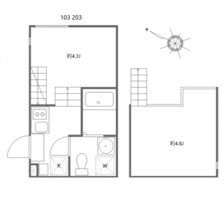 ロゼフォレスト【1階】の間取り