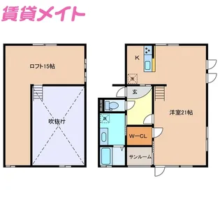 SOL【1階】の間取り
