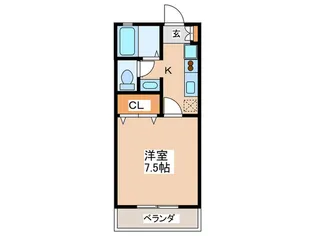 ブルックリン吉祥寺【1階】の間取り