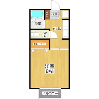 アネックス東台【1階】の間取り